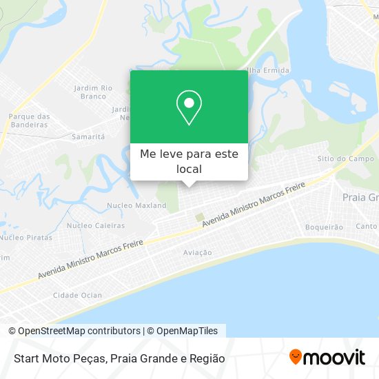 Start Moto Peças mapa