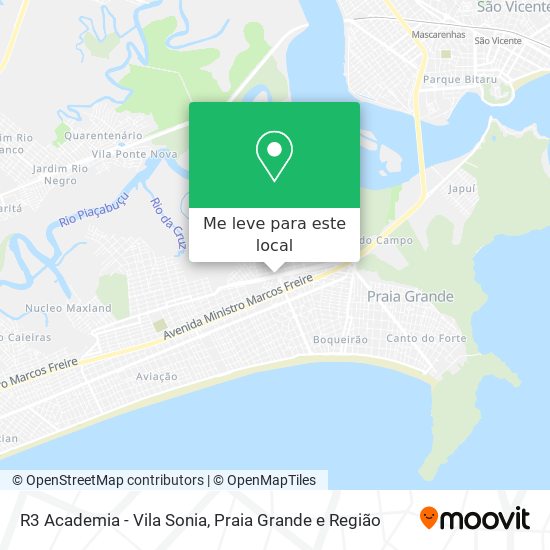 R3 Academia - Vila Sonia mapa