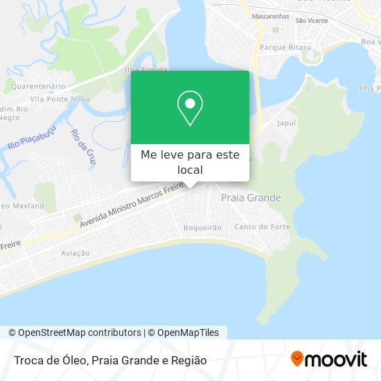 Troca de Óleo mapa