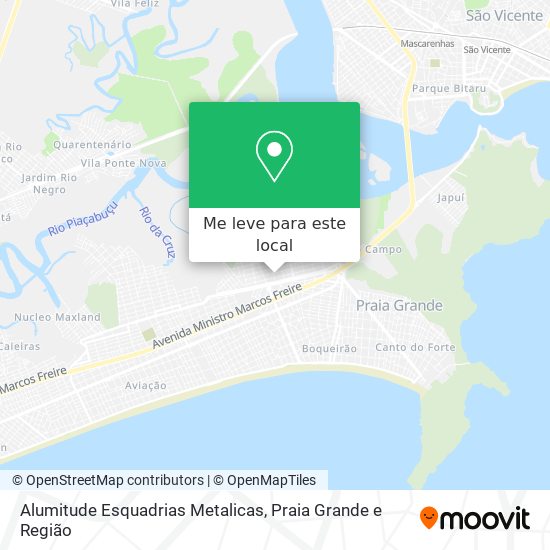 Alumitude Esquadrias Metalicas mapa