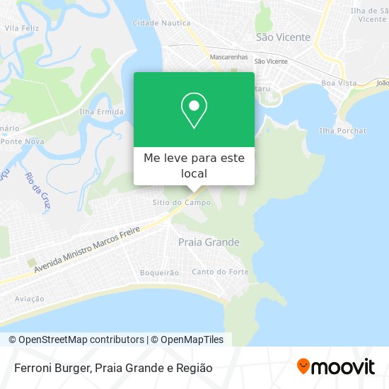 Ferroni Burger mapa