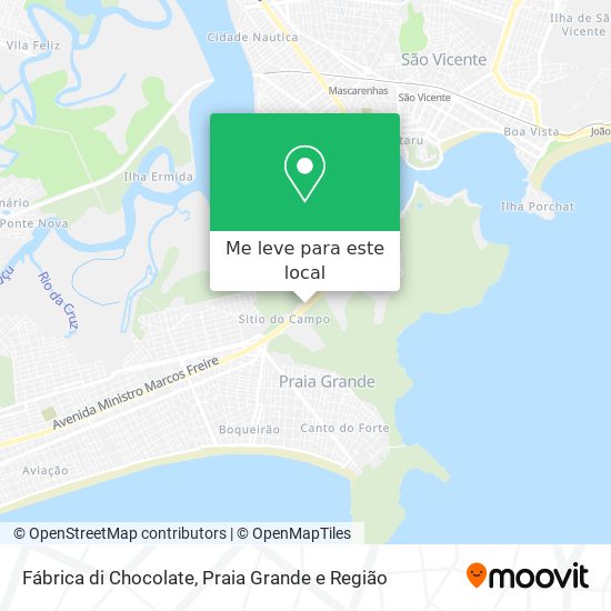 Fábrica di Chocolate mapa