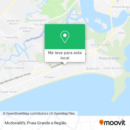 Mcdonald's mapa