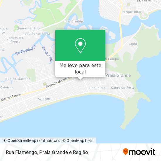 Rua Flamengo mapa