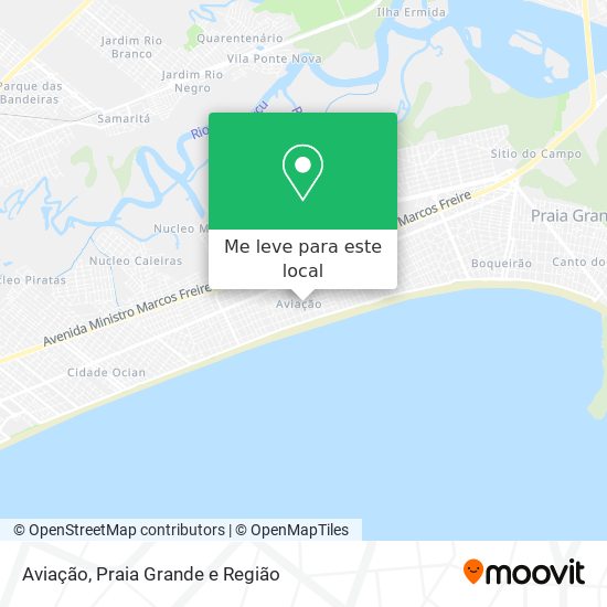 Aviação mapa