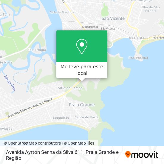Avenida Ayrton Senna da Silva 611 mapa