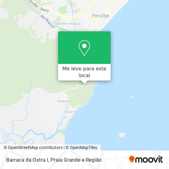 Barraca da Ostra I mapa