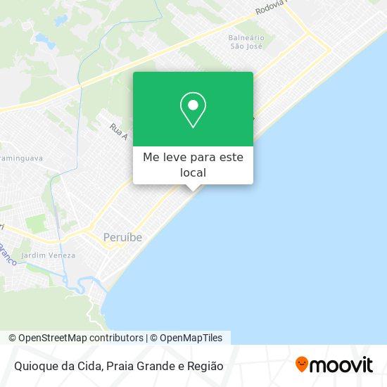 Quioque da Cida mapa