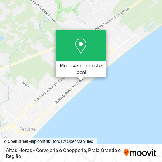 Altas Horas - Cervejaria e Chopperia mapa