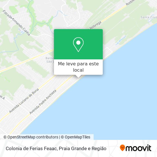 Colonia de Ferias Feaac mapa