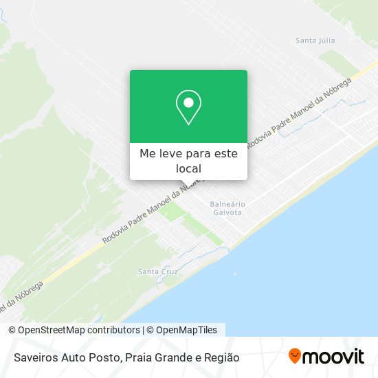 Saveiros Auto Posto mapa