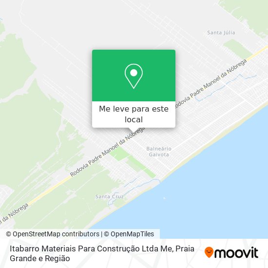 Itabarro Materiais Para Construção Ltda Me mapa