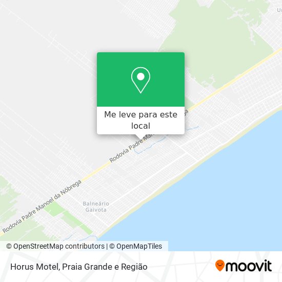 Horus Motel mapa