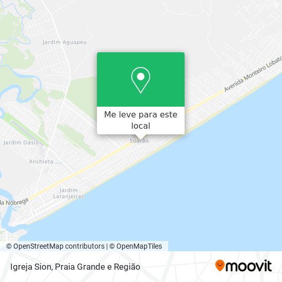 Igreja Sion mapa