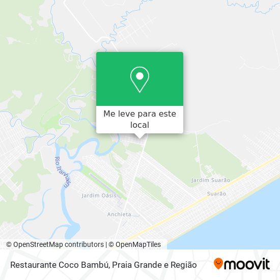 Restaurante Coco Bambú mapa