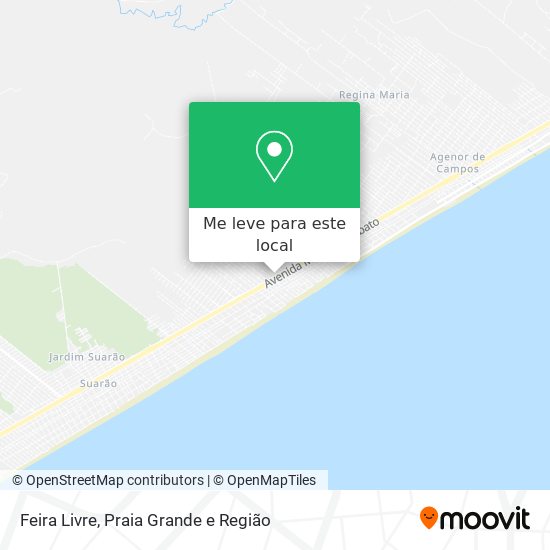 Feira Livre mapa