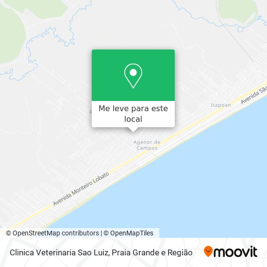Clinica Veterinaria Sao Luiz mapa