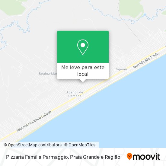 Pizzaria Familia Parmaggio mapa