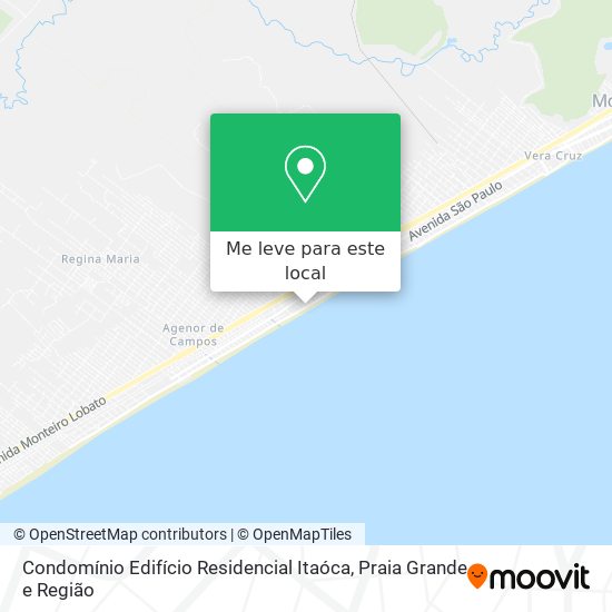 Condomínio Edifício Residencial Itaóca mapa