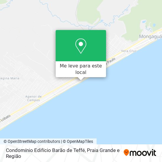Condomínio Edifício Barão de Teffé mapa