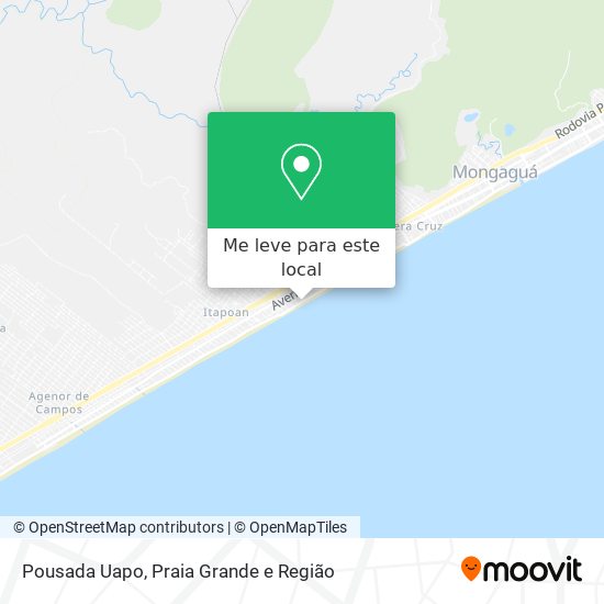 Pousada Uapo mapa