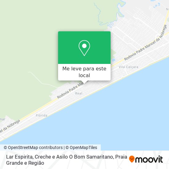Lar Espirita, Creche e Asilo O Bom Samaritano mapa