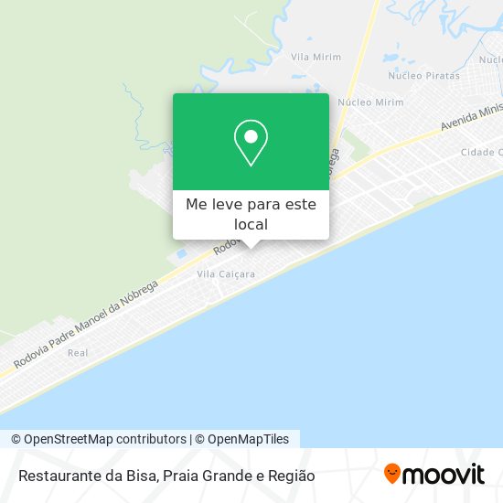 Restaurante da Bisa mapa