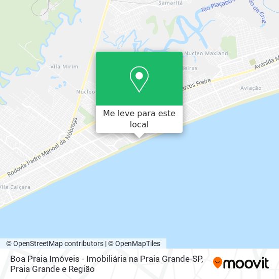 Boa Praia Imóveis - Imobiliária na Praia Grande-SP mapa