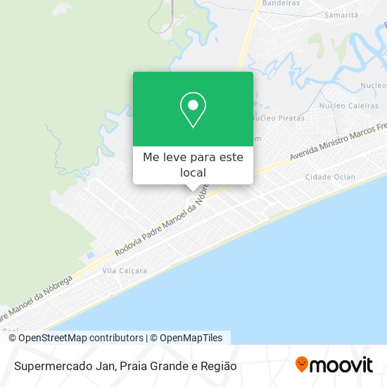 Supermercado Jan mapa