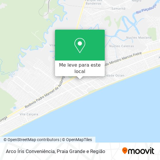 Arco Íris Conveniência mapa