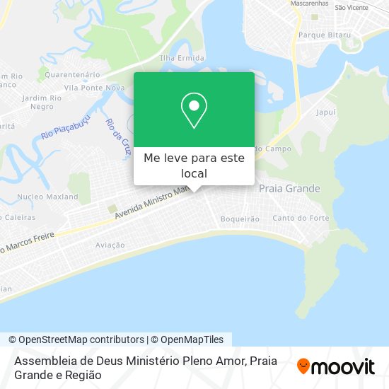 Assembleia de Deus Ministério Pleno Amor mapa
