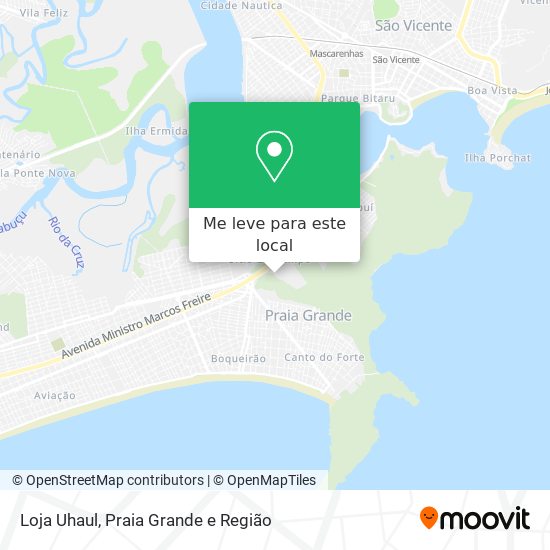 Loja Uhaul mapa