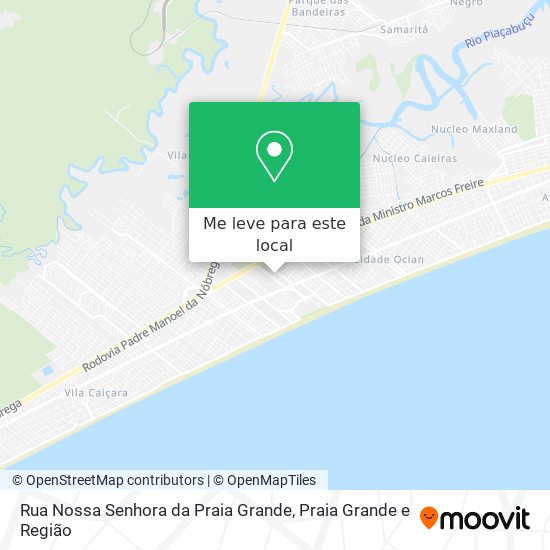 Rua Nossa Senhora da Praia Grande mapa