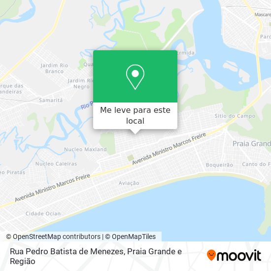 Rua Pedro Batista de Menezes mapa