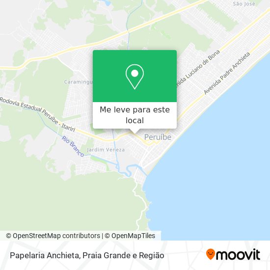 Papelaria Anchieta mapa