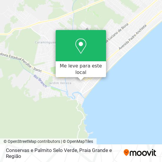 Conservas e Palmito Selo Verde mapa
