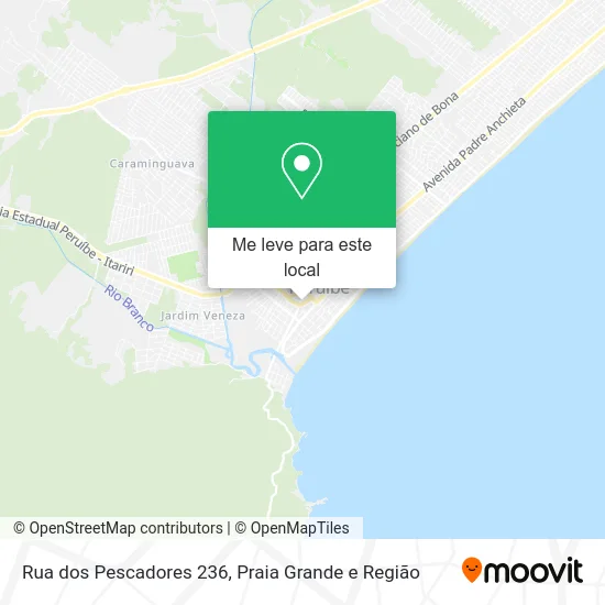 Rua dos Pescadores 236 mapa