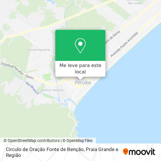 Circulo de Oração Fonte de Benção mapa