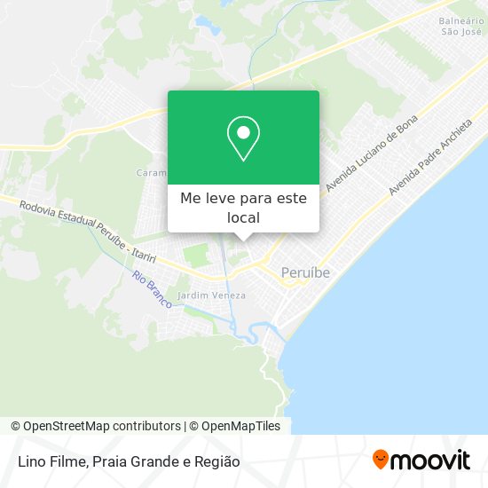 Lino Filme mapa