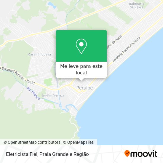 Eletricista Fiel mapa