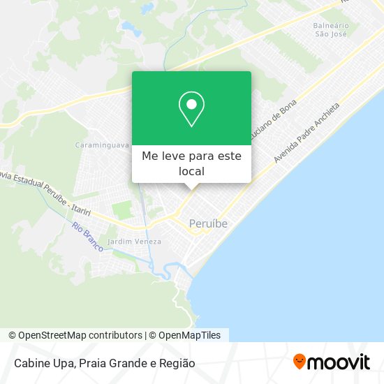 Cabine Upa mapa