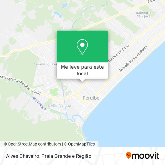 Alves Chaveiro mapa