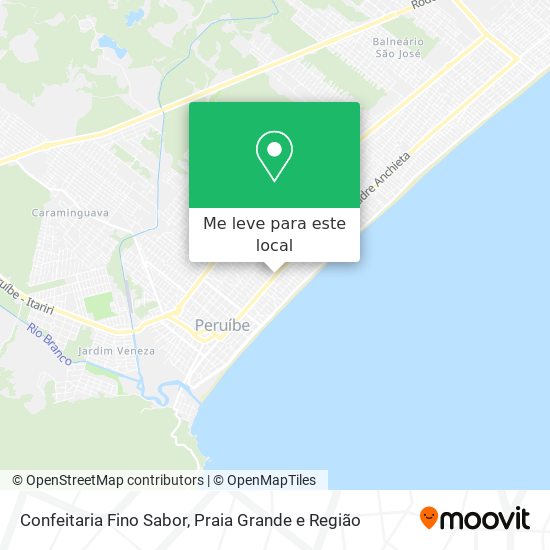 Confeitaria Fino Sabor mapa