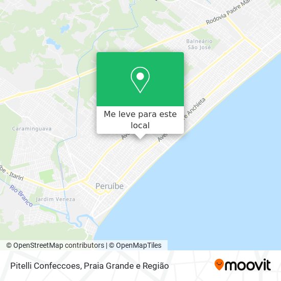 Pitelli Confeccoes mapa