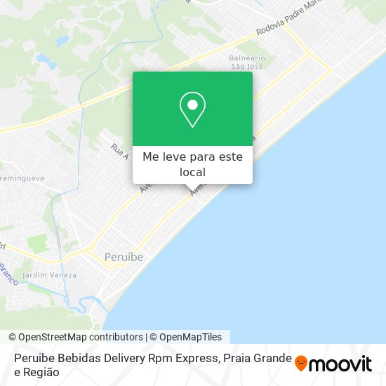 Peruibe Bebidas Delivery Rpm Express mapa