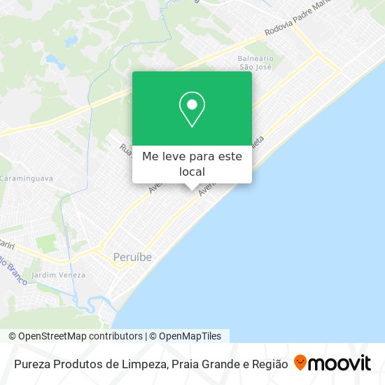 Pureza Produtos de Limpeza mapa