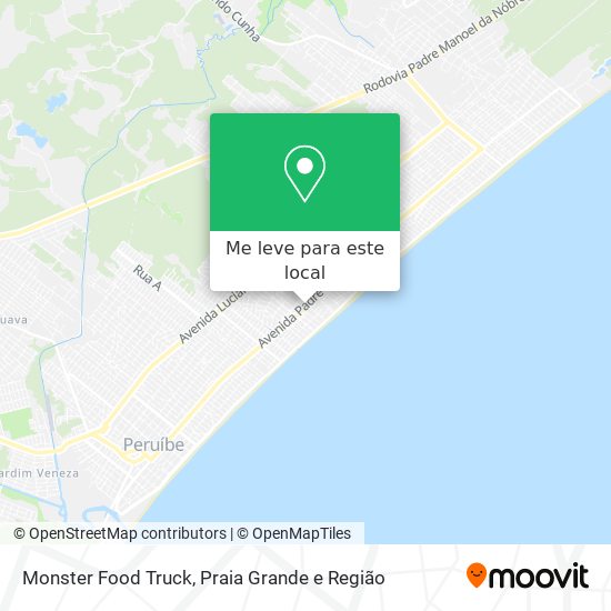 Monster Food Truck mapa