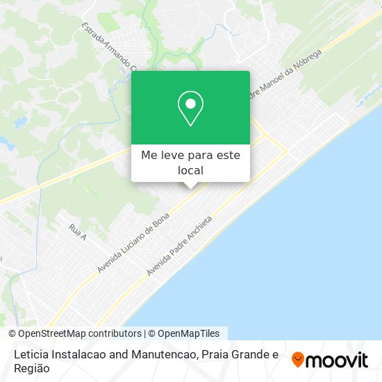 Leticia Instalacao and Manutencao mapa