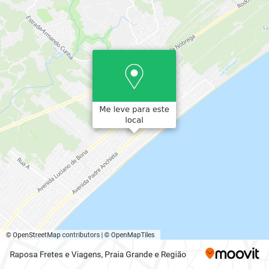 Raposa Fretes e Viagens mapa