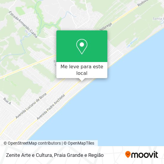 Zenite Arte e Cultura mapa